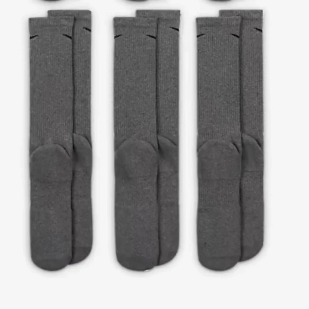 NIKE Training Crew Socks (3 Pairs) Nike Everyday Cushioned